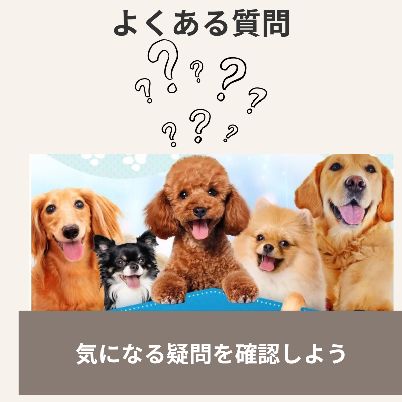 よくある質問を紹介した画像